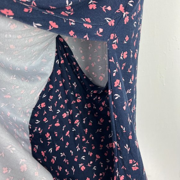 NWT Stitch Fix 41 Hawthorn Brigitte Knit Dress Ditsy Floral Navy Size Medium M - Picture 4 of 10